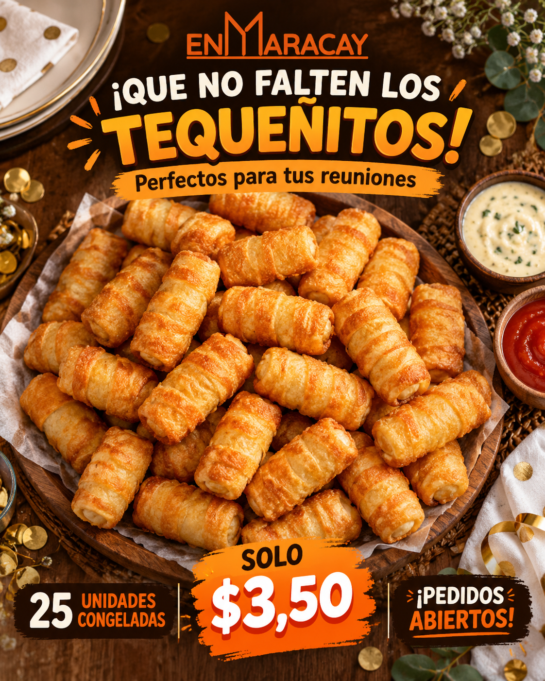 ¡Que no falten los tequeñitos!